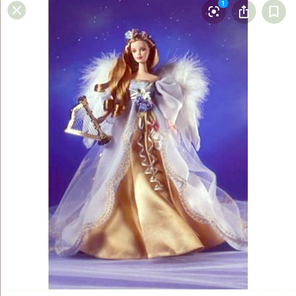 Angels of Music Harpist Angel Barbie
